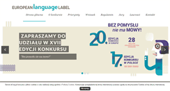 Desktop Screenshot of ell.org.pl